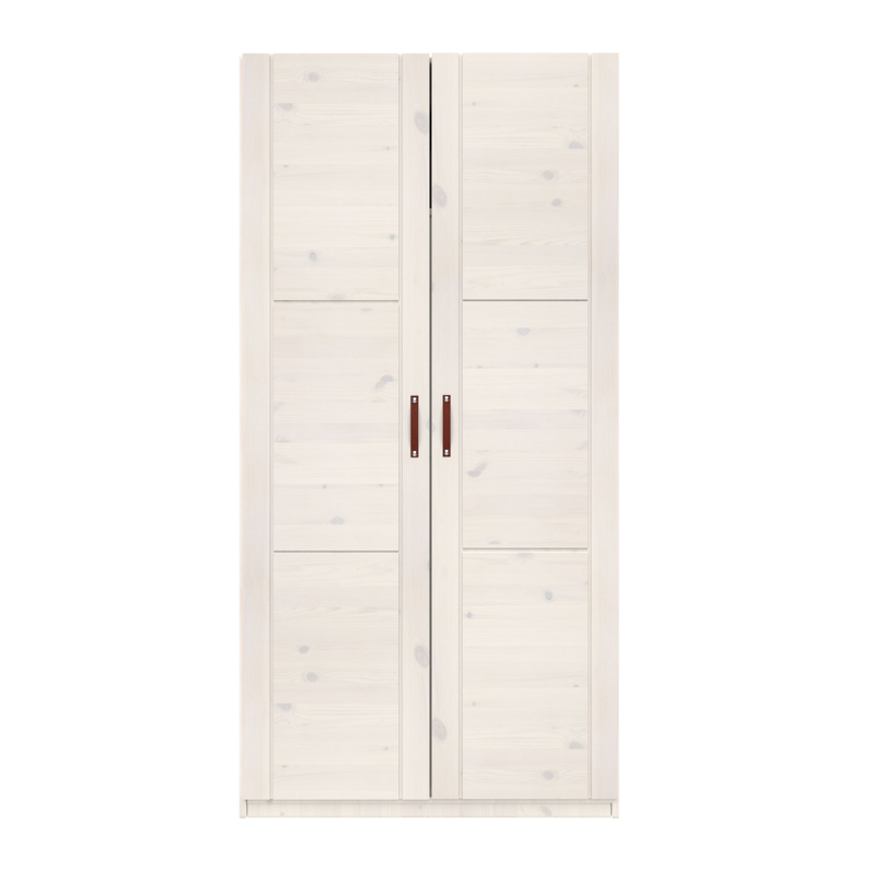 Lifetime Kledingskast 2-D Whitew + Ind Ex. Grepen