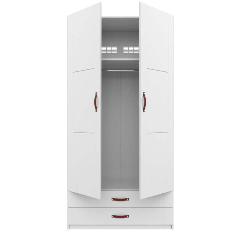 Lifetime Kledingskast 2-Deurs Ex. Grepen