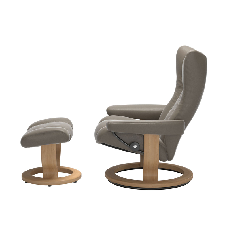 Stressless Relaxfauteuil En Hocker Wing M Mole