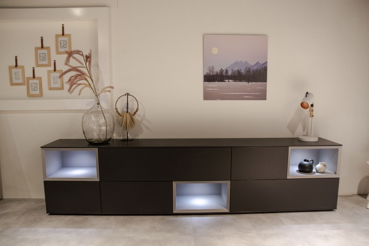 (Showroommodel) Dressoir Texel Antraciet