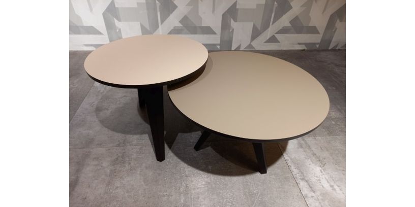 (Showmodel) Odesi Bijzettafel Belly Duo S/2 Beige