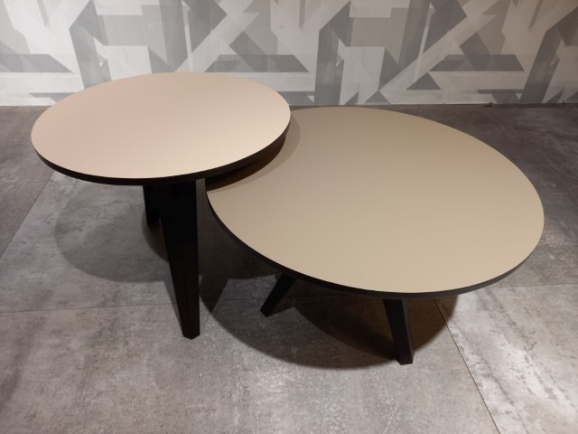 (Showmodel) Odesi Bijzettafel Belly Duo S/2 Beige