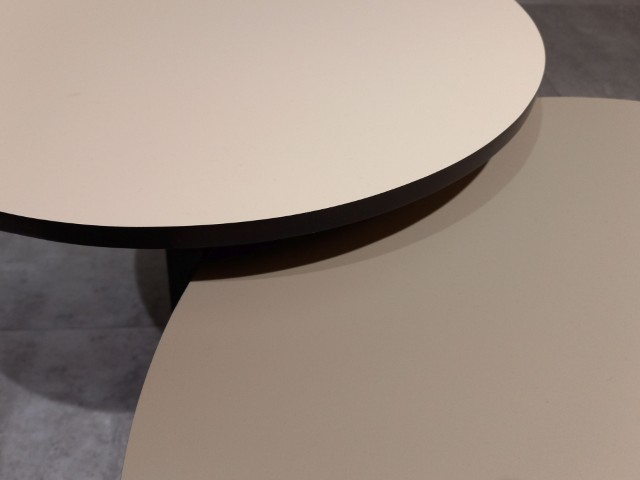 (Showmodel) Odesi Bijzettafel Belly Duo S/2 Beige