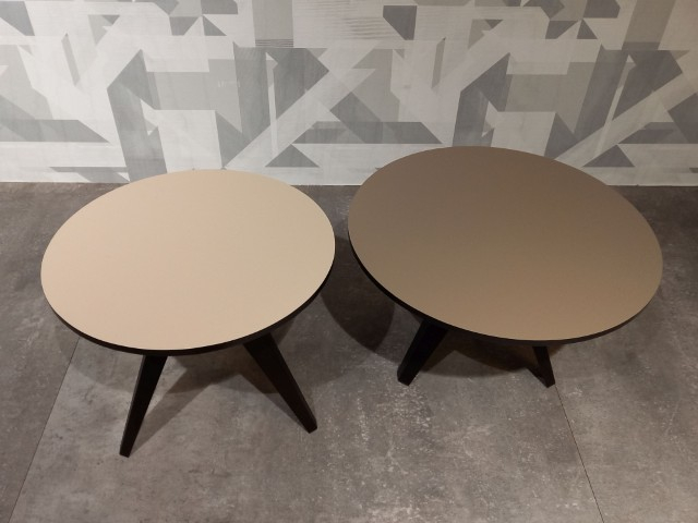 (Showmodel) Odesi Bijzettafel Belly Duo S/2 Beige