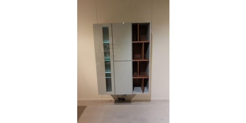 (Showroommodel)NOW!By Hulsta Wandkast Vision Grijs