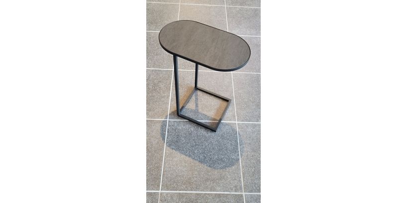 (Showroommodel) Leolux Bijzettafel Prismo Basalt