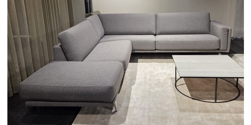 (Showroommodel)Leolux Hoekbank Bellice Longan