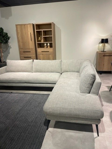 (Showroommodel) Hoekbank Concello Silver Grey