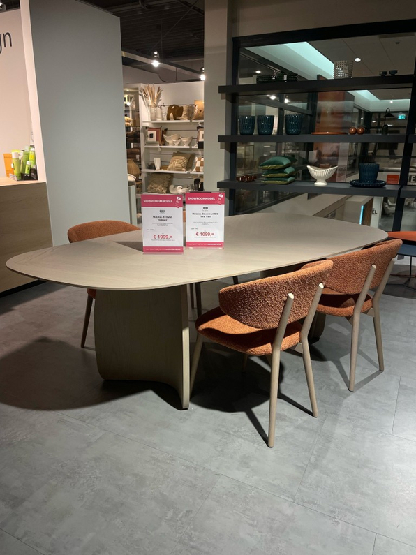 (Showroommodel) Mobitec Eettafel Dolmen Organic
