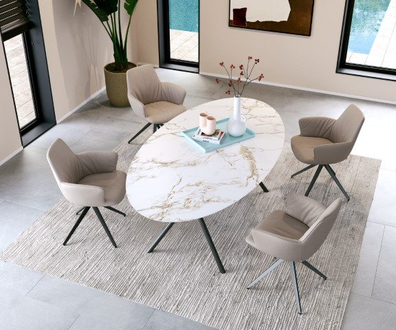 Bert Plantagie Eettafel Table Talk Oval