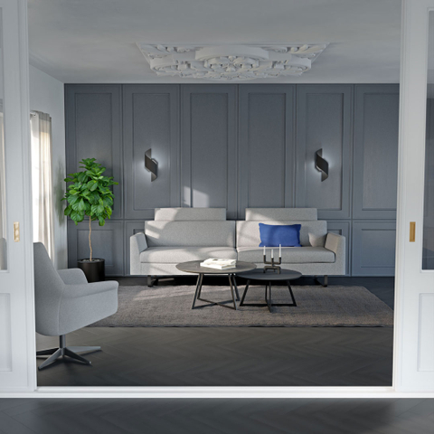 Topform Bank Danilo 4-Zits Light Grey