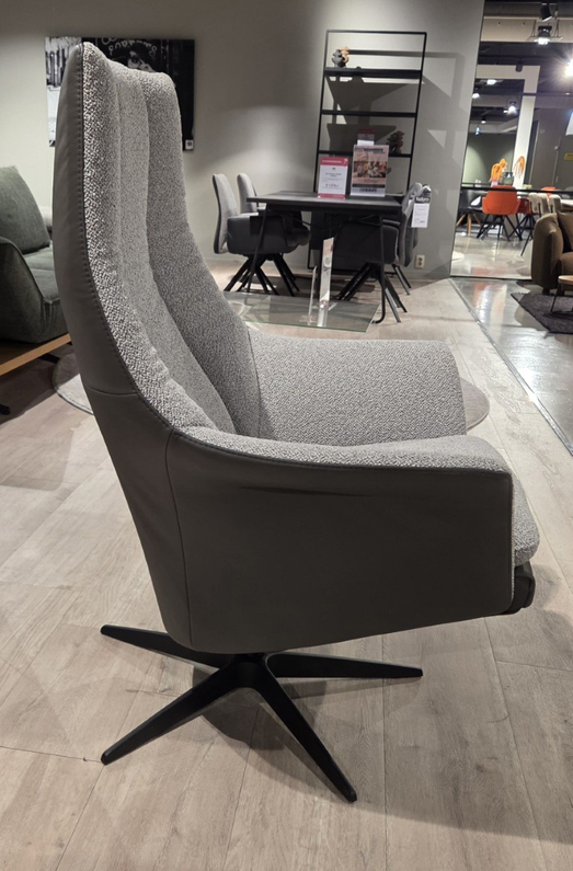 (Showroommodel)Topform Relaxfauteuil Santino Grey