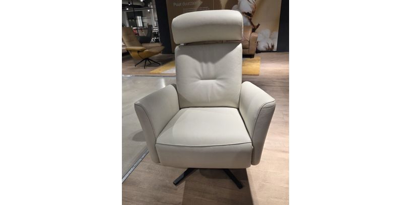 (Showroommodel) Topform Relaxfauteuil Rogier Beige