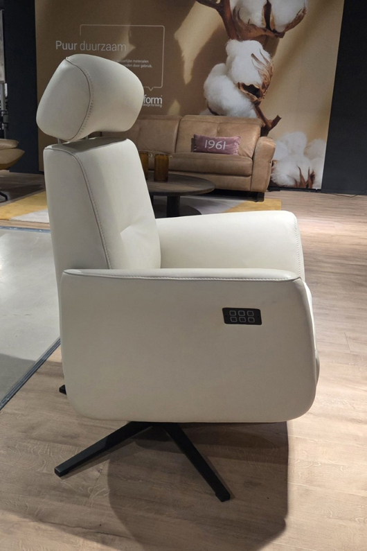 (Showroommodel) Topform Relaxfauteuil Rogier Beige