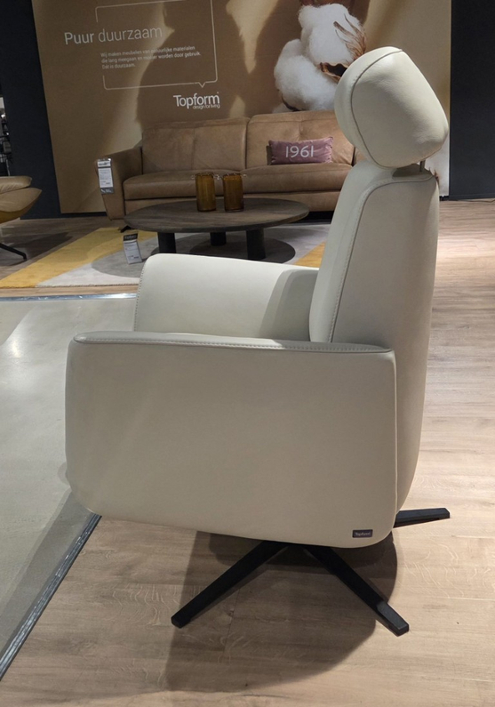 (Showroommodel) Topform Relaxfauteuil Rogier Beige
