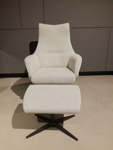 (Showroommodel) Movani Relaxfauteuil&hocker Fonko