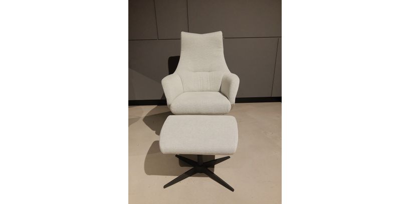 (Showroommodel) Movani Relaxfauteuil&hocker Fonko