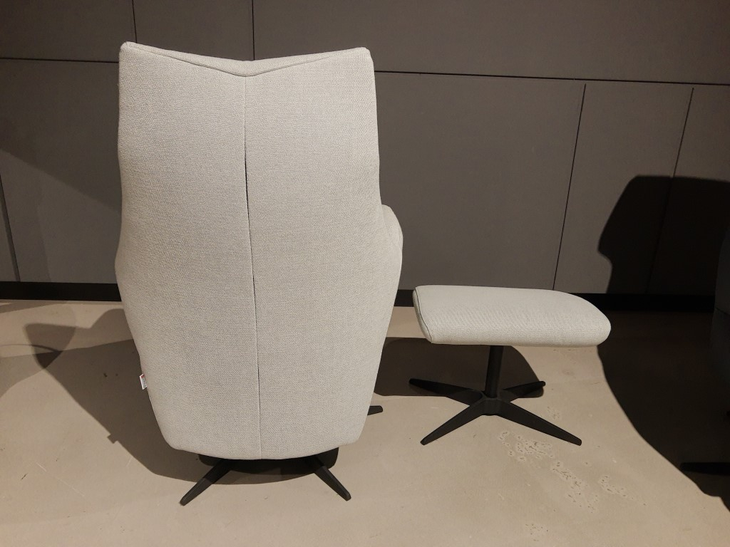 (Showroommodel) Movani Relaxfauteuil&hocker Fonko