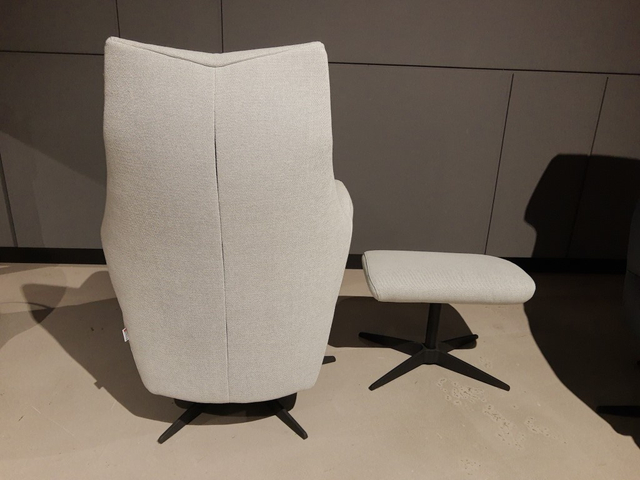 (Showroommodel) Movani Relaxfauteuil&hocker Fonko