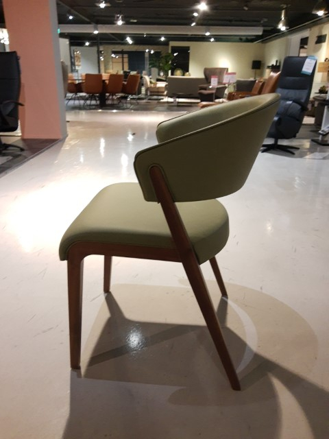 (Showroommodel) Hulsta Stoelenset S500 Olive S/6