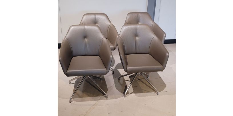 (Showroommodel) De Sede Armstoelenset DS-279 S/4