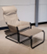 (Showroommodel) Durlet Fauteuil&Hocker Copacabana 