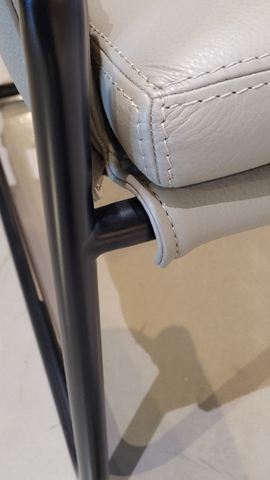 (Showroommodel) Durlet Fauteuil&Hocker Copacabana 