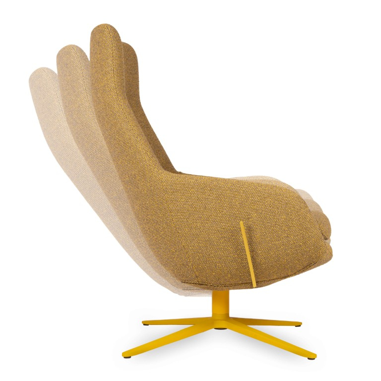 IJcoon Draaifauteuil Atlas Lounge High