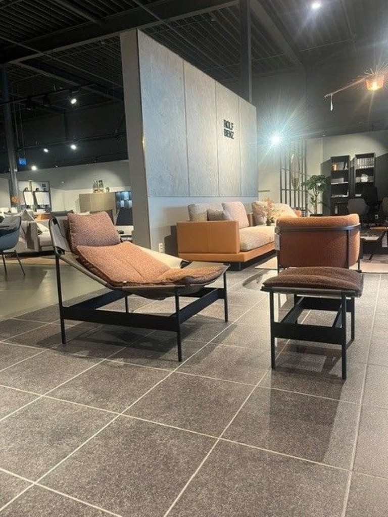 (Showroommodel) Rolf Benz Fauteuil&Hocker Jack