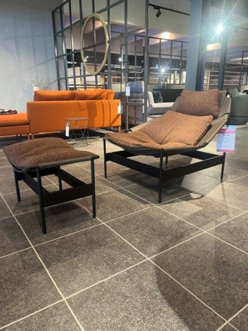 (Showroommodel) Rolf Benz Fauteuil&Hocker Jack