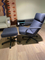 (Showroommodel) Artifort Fauteuil+Poef F141