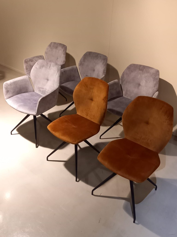 (Showroommodel) Mobitec Stoelenset Mood S/6