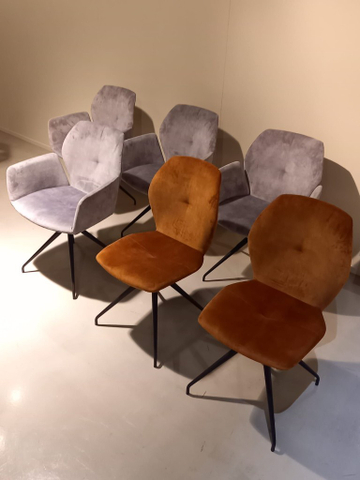 (Showroommodel) Mobitec Stoelenset Mood S/6