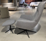 (Showroommodel)Topform Draaifauteuil&Hocker Faro