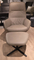 (Showroommodel)Topform Draaifauteuil&Hocker Faro