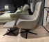 (Showroommodel)Topform Draaifauteuil&Hocker Faro