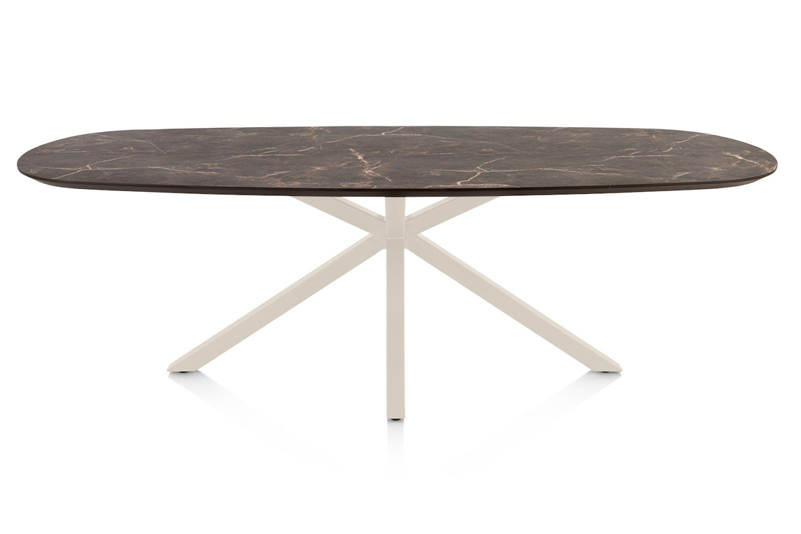 Henders & Hazel Eettafel Caletta Steelbrown
