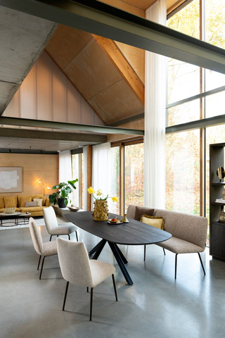 Henders & Hazel Eettafel Caletta Steelbrown