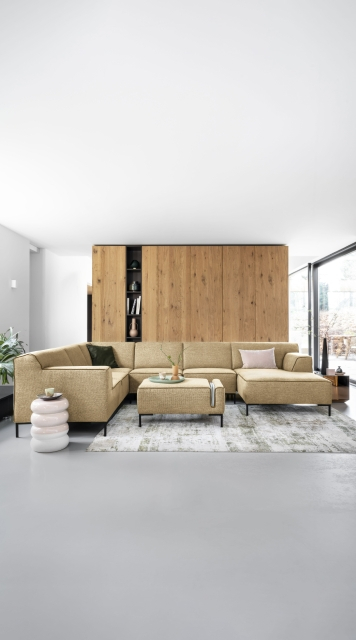 Montèl Hoekbank Fresh Mustard