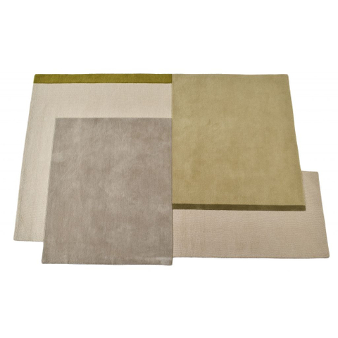 Montèl Vloerkleed Cubes Grey/Green