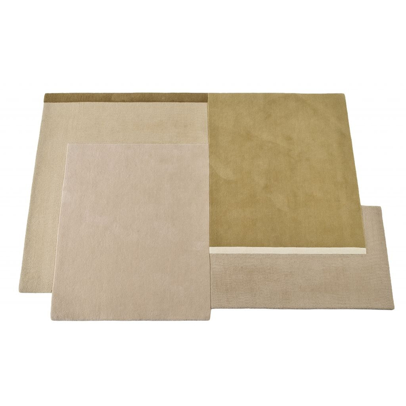 Montèl Vloerkleed Cubes Beige/Mustard