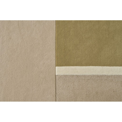 Montèl Vloerkleed Cubes Beige/Mustard