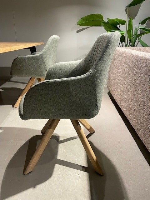 (Showroommodel)Arco Armstoelenset EaseH S/4 Groen