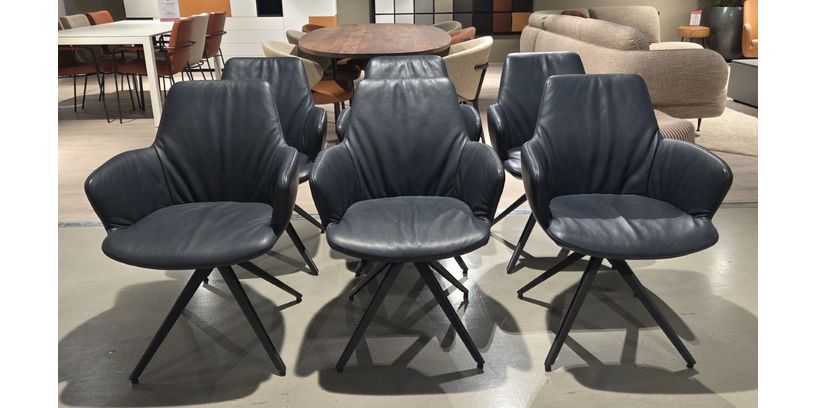 (Showroommodel) BP Armstoelenset Maple Blue S/6