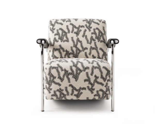 Leolux Fauteuil Scylla Black & White Laag