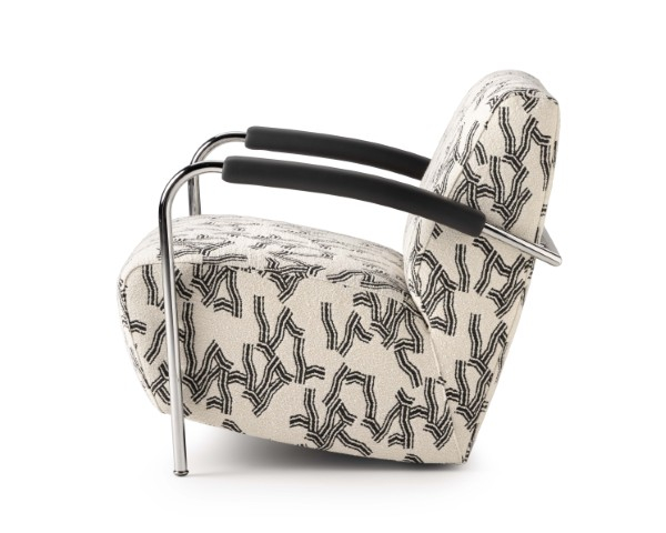 Leolux Fauteuil Scylla Black & White Laag