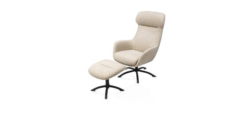 Xooon Fauteuil & Poef Lomi Beige