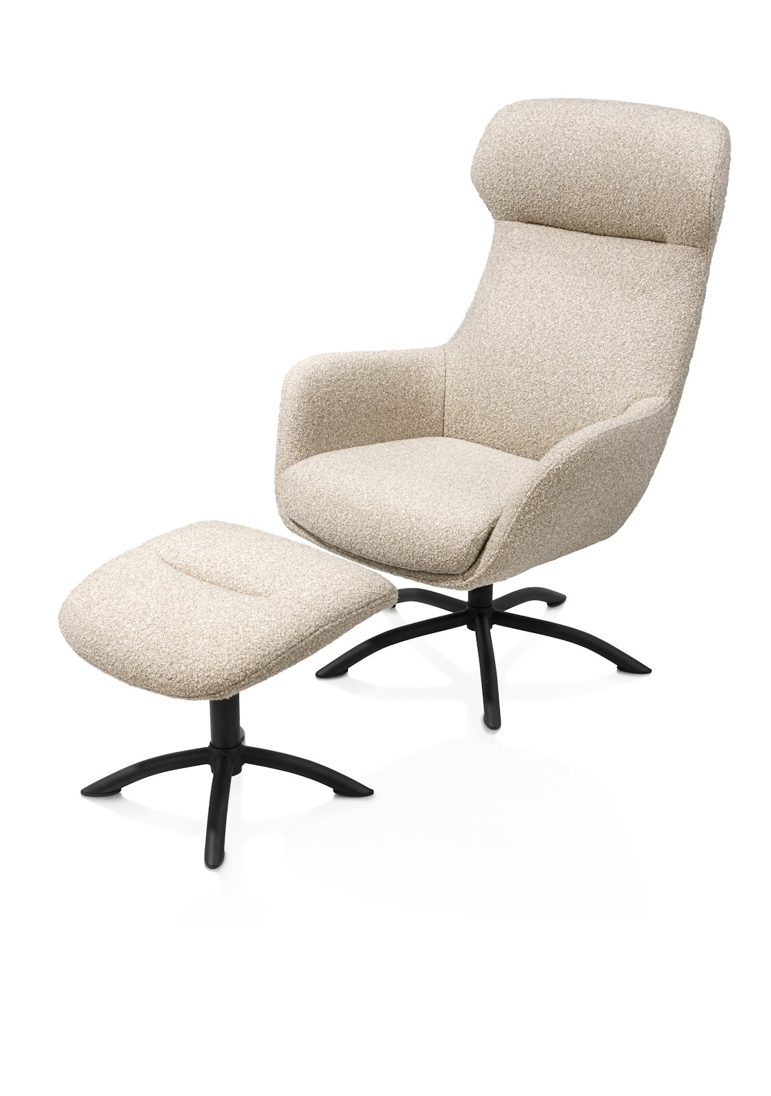 Xooon Fauteuil & Poef Lomi Beige