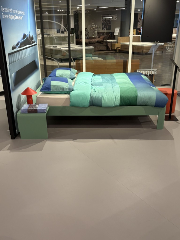(Showroommodel) Auping Ledikant Auronde Green