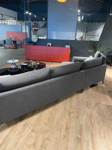 (Showroommodel) Rolf Benz Hoekbank Jola Grijs